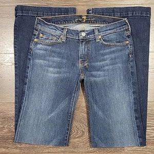 ❤ 7 FOR ALL MANKIND DOJO FLARE JEANS, 6 (28)